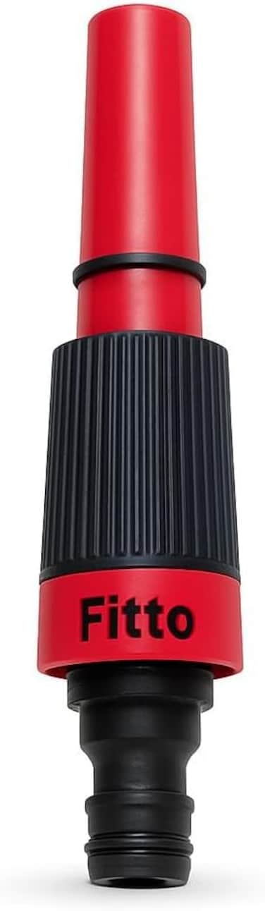 Fitto Adjustable Garden Hose Nozzle with Easy Grip and Flow Control
