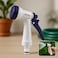 Fitto Handheld Garden Hose Spray Nozzle with Trigger Mechanism and Adjustable Head , White