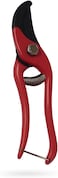 Fitto Red-Handled Pruning Shears with Spring Mechanism for Easy Plant Cutting