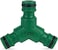 Fitto Green Three-Way Coupling Coupler for Garden Hoses