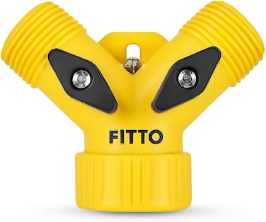 Fitto 3/4 Tap Adaptor with 3-Way Connector for Garden Hoses