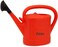 Fitto Bright Red Plastic Watering Can with Long Spout - 6L Capacity