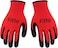 Fitto Red Grip Gloves with Textured Black Palm for Work and Outdoor Use