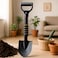 Fitto Hand Shovel with Black Metal Blade and Textured Grip Handle