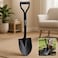 Fitto Black Metal Blade Shovel with Sturdy Handle and D-Grip