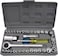 Fitto 40-Piece Combination Socket Wrench Set with 1/4 and 3/8 Drive Sockets