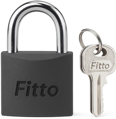 Fitto 30mm Durable Padlock with Key for Enhanced Security