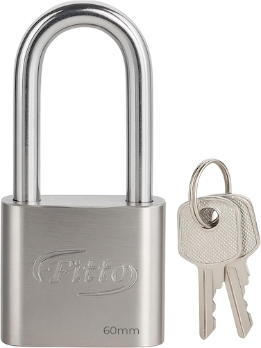 Fitto 60mm GDO Padlock with Key for Enhanced Security