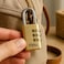 Fitto Brass Combination Lock with Dial - Secure Your Belongings