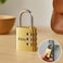 Fitto Brass Combination Lock with Dial - Secure Your Belongings