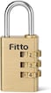 Fitto Brass Combination Lock with Dial - Secure Your Belongings