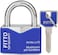 Fitto Rarlux 20mm Padlock with Hardened Steel Shackle and Precision Pin Tumbler