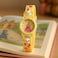 Fitto Analog Cartoon 3D Castle Princess Wrist Watch, Yellow