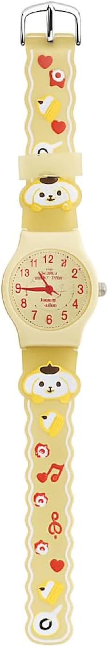 Fitto Analog Cartoon 3D Castle Princess Wrist Watch, Yellow