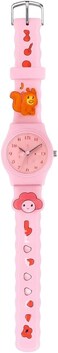 Fitto Analog Cartoon 3D Castle Princess Wrist Watch, Pink