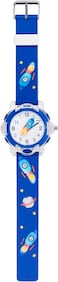 Fitto 3D Cute Cartoon Toy Silicone Band Wristwatch, Blue