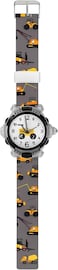 Fitto 3D Cute Cartoon Toy Silicone Band Wristwatch, Black