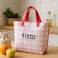 Fitto Durable Eco-Friendly Pink Tote Bag with Handles