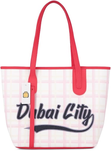 Fitto Durable Eco-Friendly Pink Tote Bag with Handles