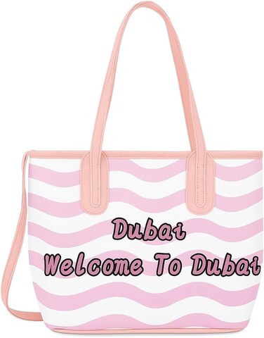 Fitto Durable Eco-Friendly Dubai Orange Tote Bag with Handles