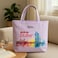 Fitto Eco-Friendly Dubai Purple Canvas Tote Bag with Durable Handles