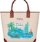 Fitto Durable Eco-Friendly Dubai Dark Brown Canvas Tote Bag with Handles