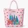 Fitto Dubai Camel Canvas Printed Tote Bag – Durable, Eco-Friendly, Pink