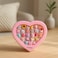 Fitto Multi-Color Heart-Shaped Plastic Finger Rings in Beautiful Packing
