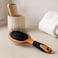 Fitto Wooden Paddle Hair Brush for Men &amp; Women, Brown