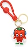 Fitto Apple Fruit 3D Doll Car Keychain - Red