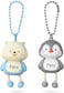 Fitto Plastic Key Chain Animal Series - Bear and Penguin, Pack of 2