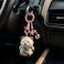 Fitto Bear 3D Doll Car Keychain - Grey