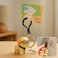 Fitto Silicone Keychain - Funny Dog with Glasses, Yellow