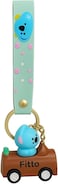 Fitto Cute Brown Animal Car Keychain - Adorable Accessory for Your Keys
