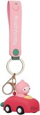 Fitto Cute Animal Car Keychain - Red