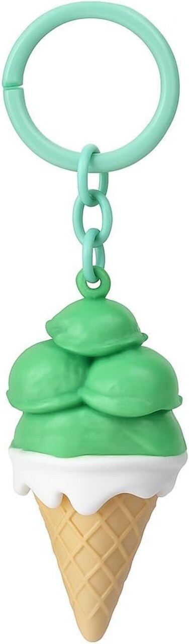 Fitto Creative Ice Cream Keychain - PVC & Rubber, Green