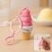 Fitto Creative Ice Cream Keychain - PVC & Rubber, Pink