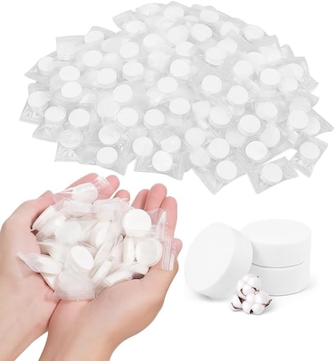 Fitto 60 Pieces Compressed Disposable Facial Mask Sheet for DIY Skin Care