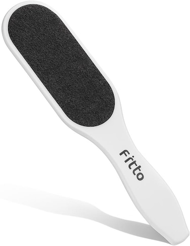 Fitto Stone Foot Scrubber - Pedicure Foot File with Handle for Smooth Feet