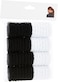 Fitto 60pcs Thick Seamless Cotton Hair Ties for Women, Black and White Ponytail Holders