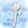 Fitto EcoLux High-Pressure Showerhead with 3-Mode Spray &amp; Built-In Filter &ndash; Removes 98% Impurities, Easy 5-Minute Installation, Includes 3 Replacement Filters