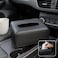 Fitto Car Leather Finish Carbon Fiber Refill Tissue Box Holder, Black