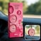 Fitto Car Air Freshener Rose Scent Pack of 3 Long Lasting Hanging Perfume for Car Interior
