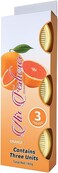 Fitto Car Air Freshener Orange Scent Pack of 3 Long Lasting Hanging Perfume for Car Interior