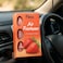 Fitto Car Air Freshener Strawberry Scent Pack of 3 Long Lasting Hanging Perfume for Car Interior