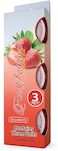 Fitto Car Air Freshener Strawberry Scent Pack of 3 Long Lasting Hanging Perfume for Car Interior