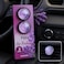Fitto Car Air Freshener Lavender Scent Pack of 3 Long Lasting Hanging Perfume for Car Interior