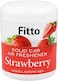Fitto Solid Car Air Freshener Gel Strawberry Scent, Long Lasting Gel Odor Eliminator for Car Interior and Dashboard, 200gms