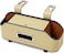 Fitto Car Headrest Organizer Dual Cup Holders Tissue Box Storage Backseat Accessory for Car Interior