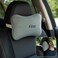 Fitto Car Neck Pillows, Soft Slow-Rebound Memory Foam Headrest, Grey